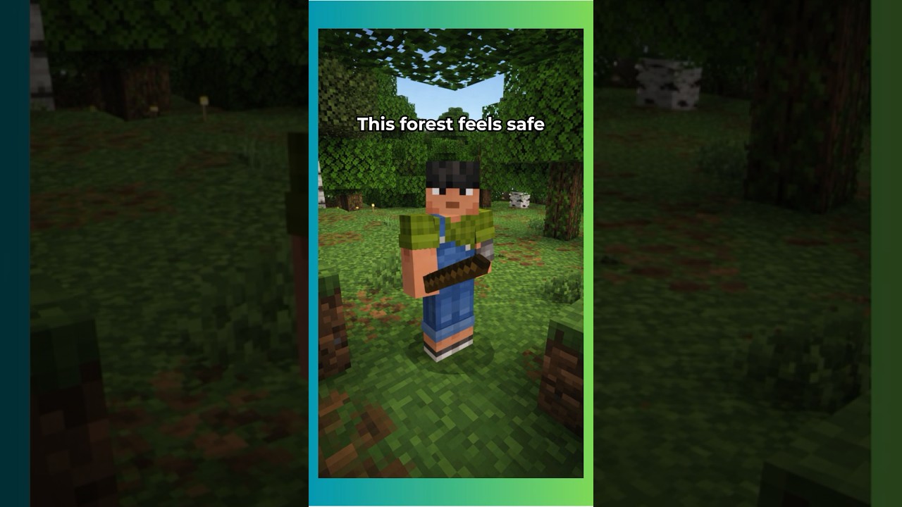 Minecraft Forest vs Real Life Forest