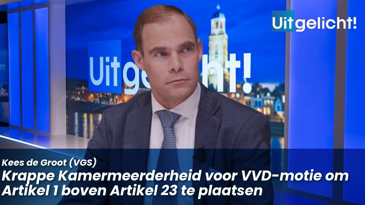Uitgelicht! 10 december 2025 - Kees de Groot over de aangenomen motie van VVD'er Kisteman