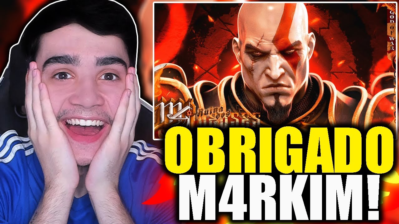 (A MELHOR MÚSICA DO KRATOS!) REACT | Kratos (God of War) - Ruína Dos Deuses | @M4rkim