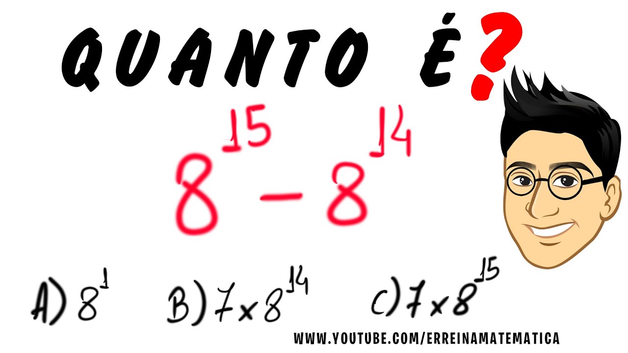 🚨 SE LIGA NA MATEMÁTICA BÁSICA - Subtração de Potência de mesma base - #09