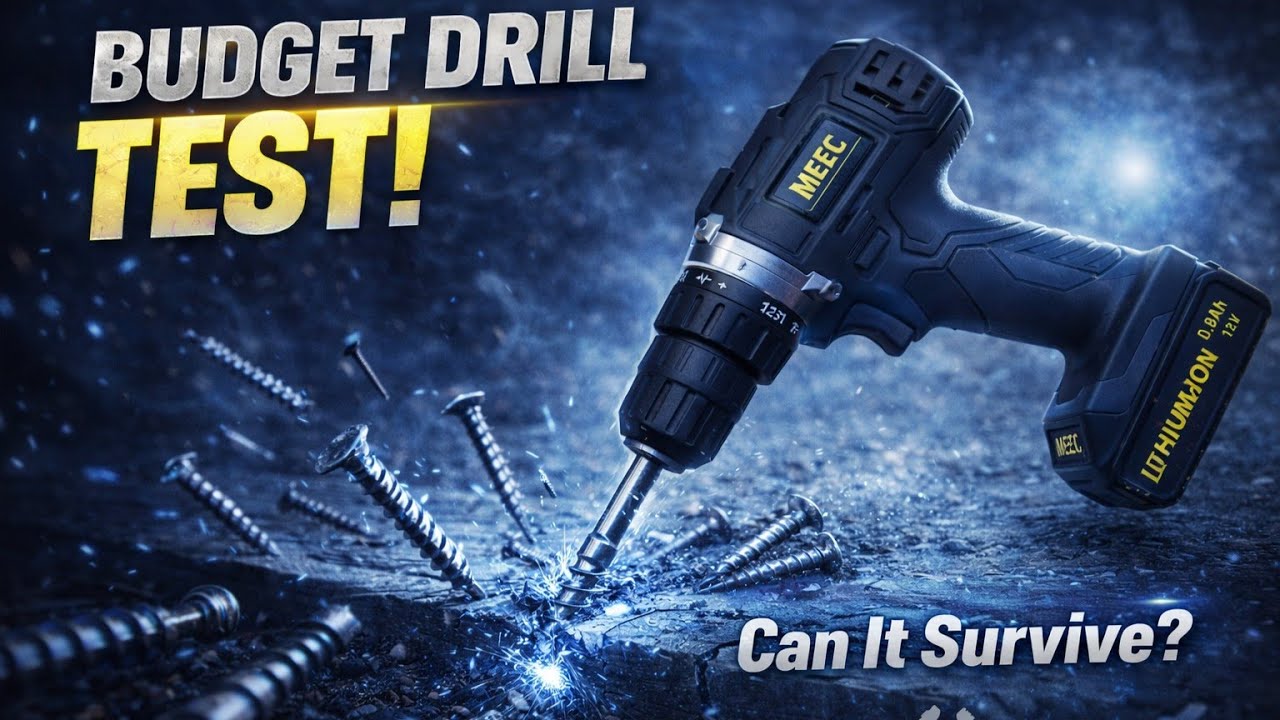 Budget Drill vs Real Work &ndash; JULA MEEC 12V Test | BreakBench 🛠️⚡