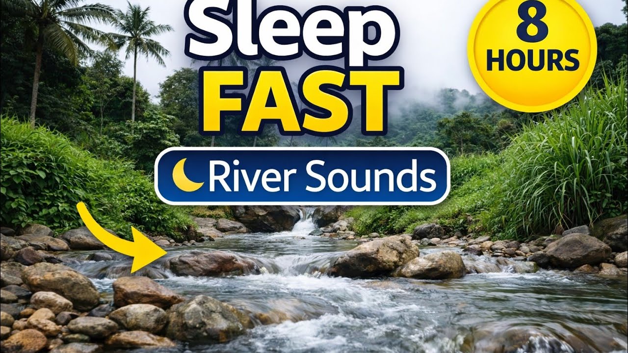 River Sounds for Deep Sleep and Relaxation | 3 Hours