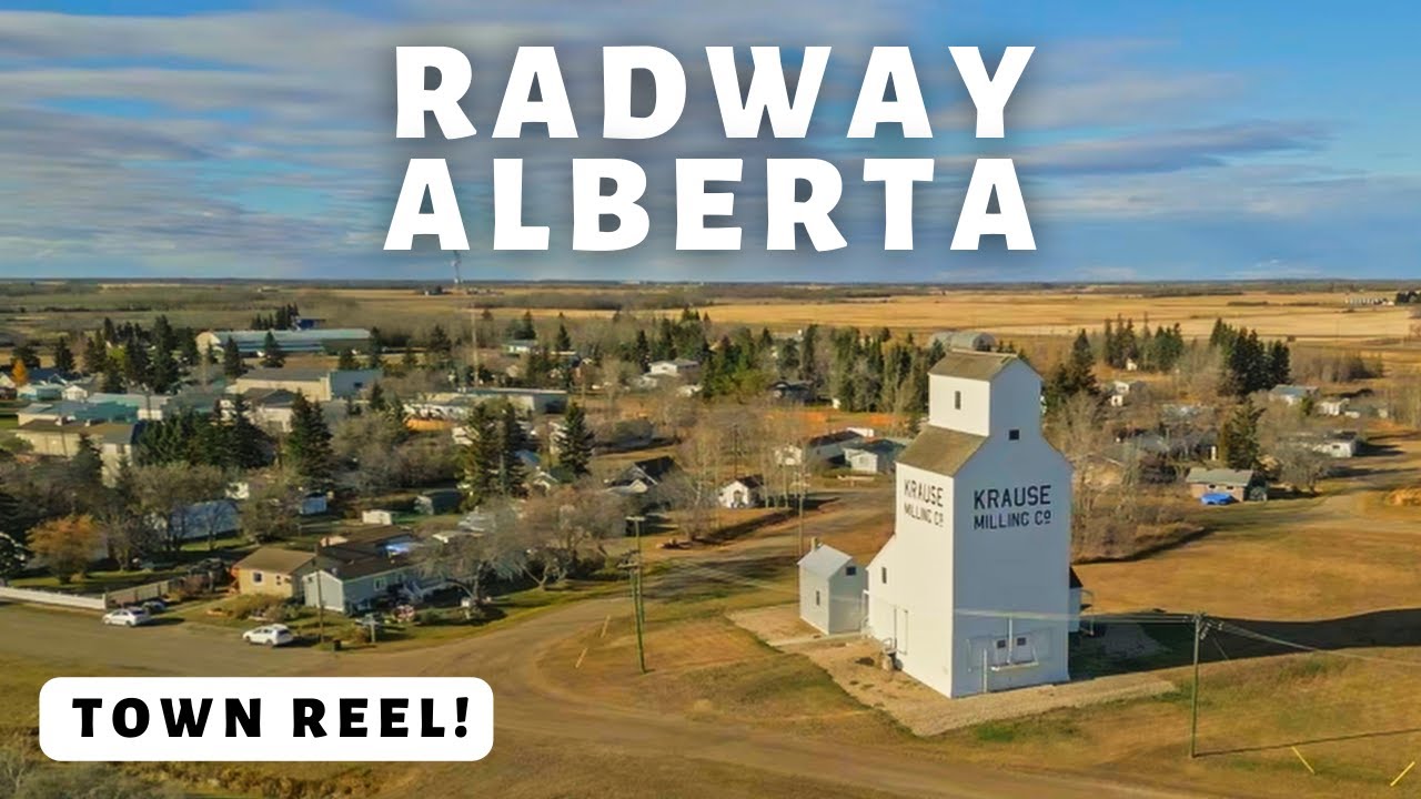 4K Cinematic Drone Footage | Radway, Alberta | Canada | Town Reel