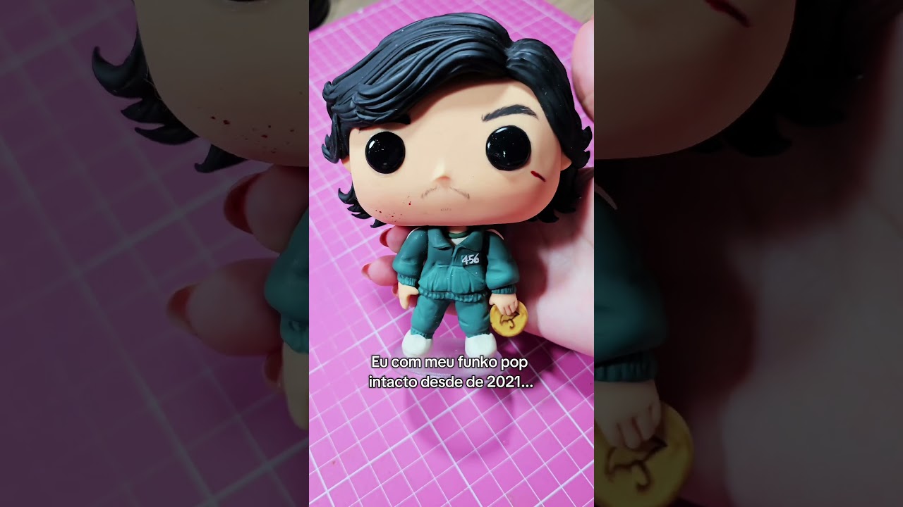 Funko pop Round 6 #squidgame #diy #porcelanafria #biscuit #art #arte #round6 #funkopop