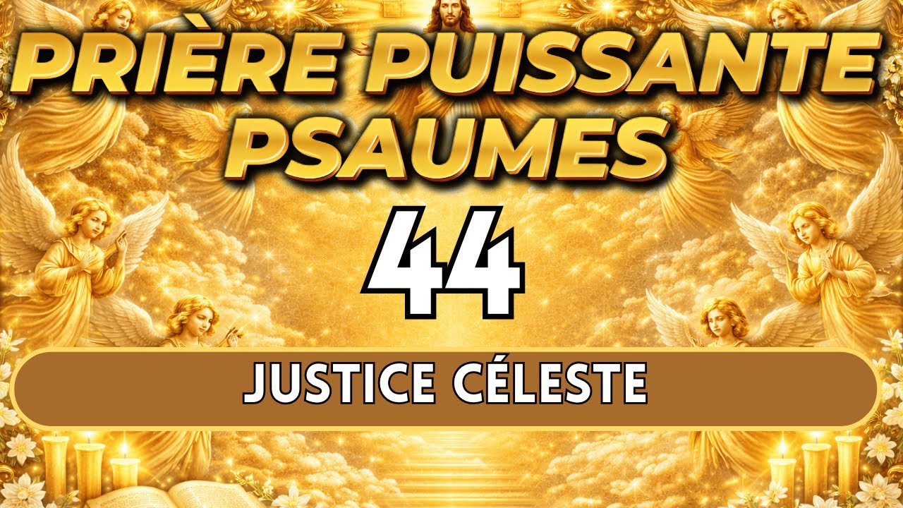 PSAUME 44 – PRIÈRE DE JUSTICE CÉLESTE POUR DÉFAIRE LES PIÈGES