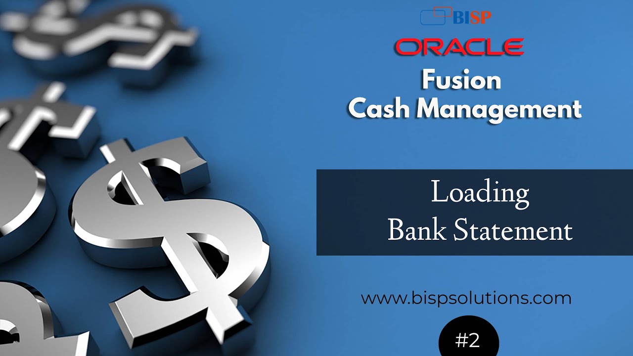 Загрузка банковской выписки из Fusion Cash Management | Oracle Fusion Cash Reconciliation | Fusio...