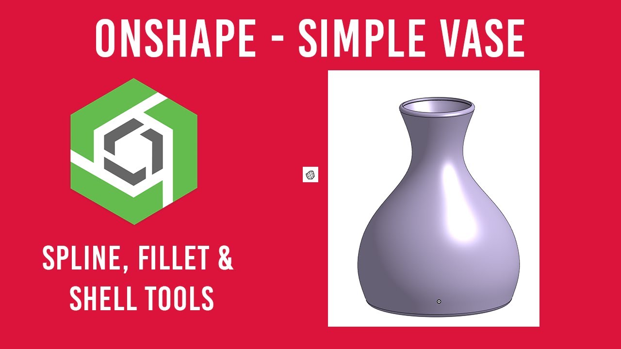 Создание вазы в Onshape: пошаговое руководство по использованию вращений, сплайнов, скруглений и ...