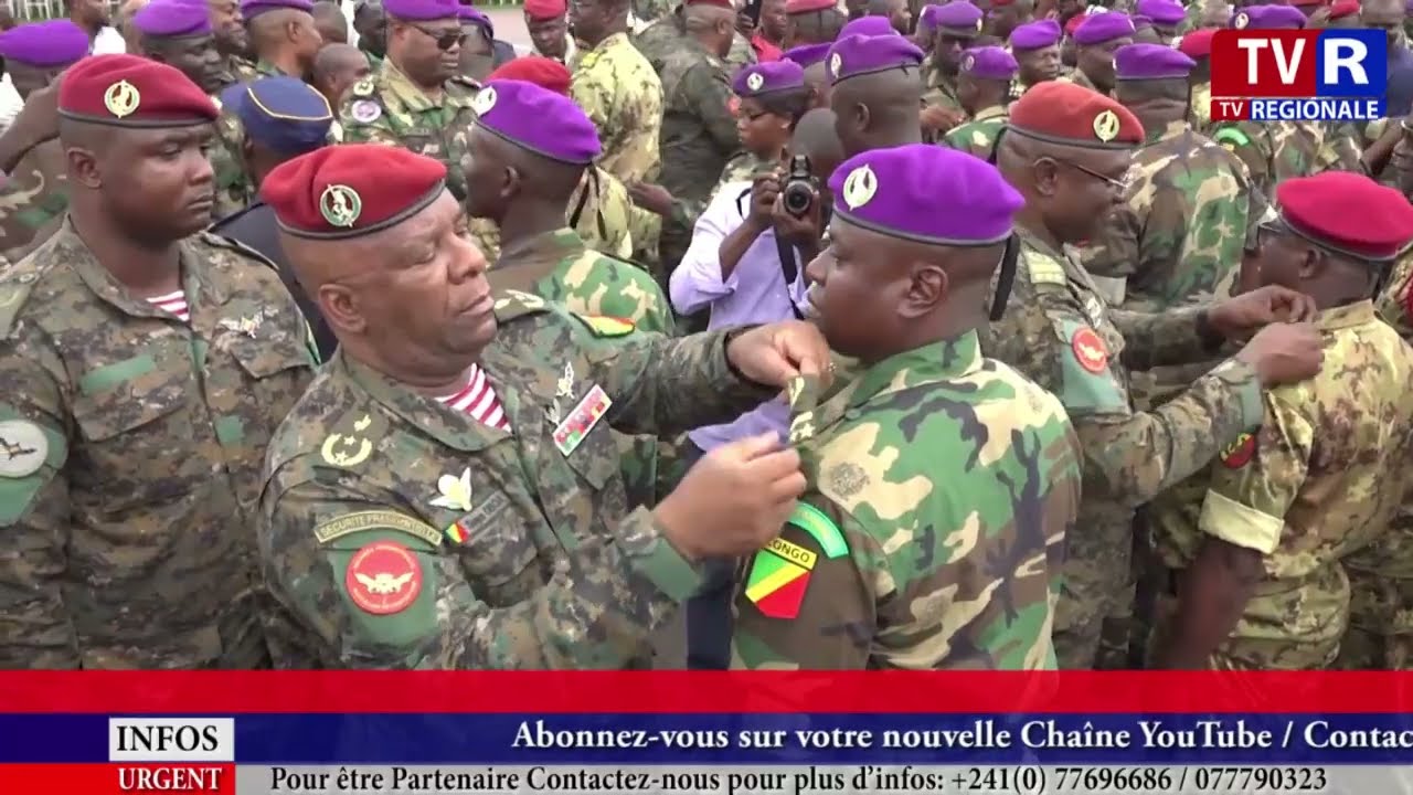 République du Congo / Sécurité Présidentielle : Cérémonie de port de galons
