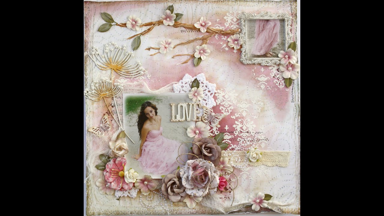 Gabrielle's 'Love' layout for Scrapbook Diaries