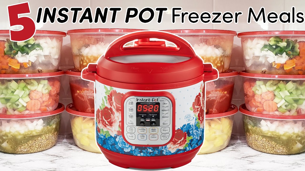 5 HEALTHY Freezer Meals for the Instant Pot and Crock Pot