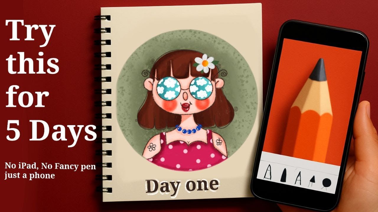 5-Day Digital Illustration Challenge with Sketchbook (No iPad!) — This Might Change Your Life