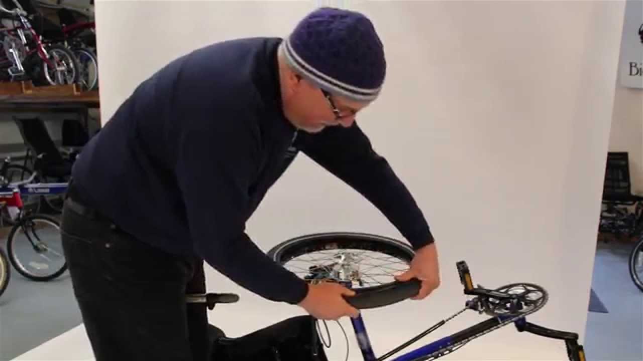 How to Change a Flat on the Front of your Recumbent Trike