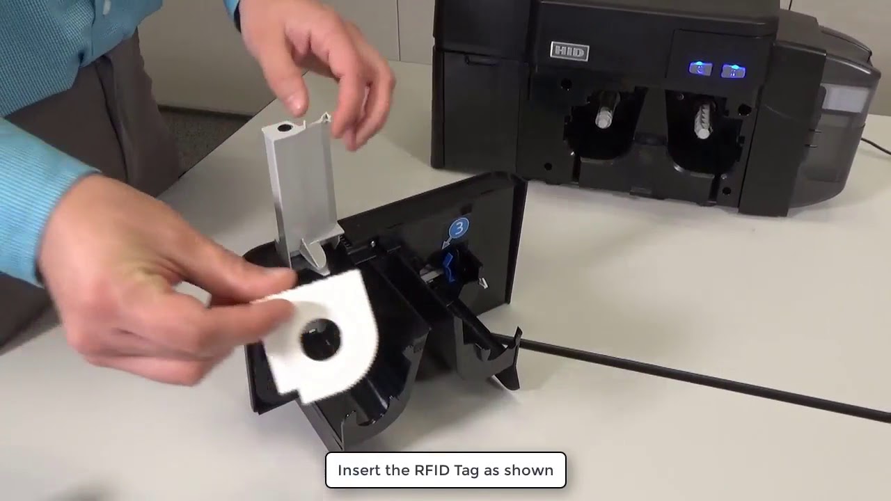 FARGO DTC1500 - How to upgrade a single sided DTC1500 printer to dual sided - sales@easybadges.com