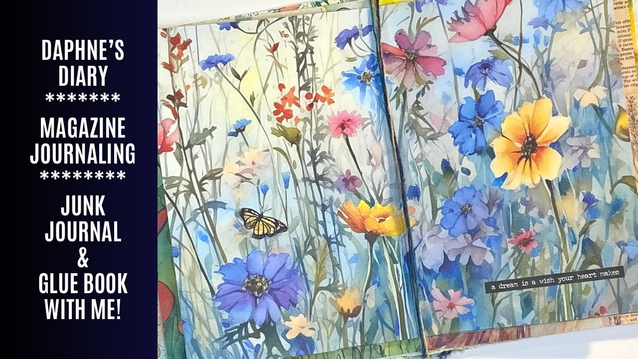 🦋 Журнал «Дневник Дафны» / Журнал-мусор / Книга-мусор «С собой» / Идеи для журнала-мусора 🦋