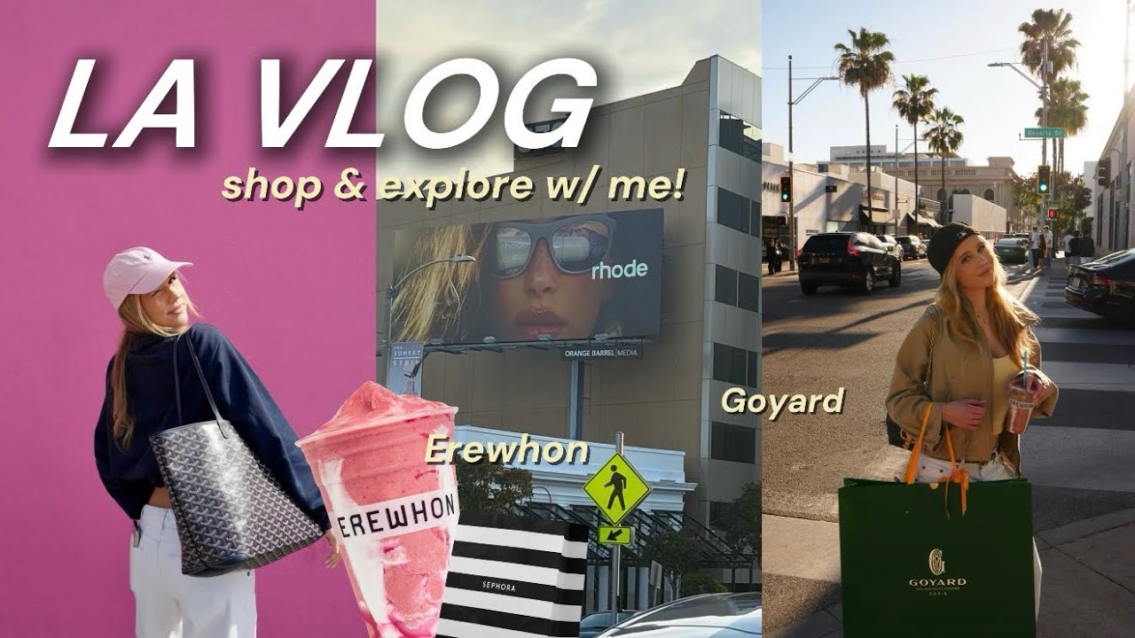 LA VLOG 🌴 | AŠ AMERIKOJEE !! 🇺🇸| Goyard, Erewhon ir Beverly Hills 