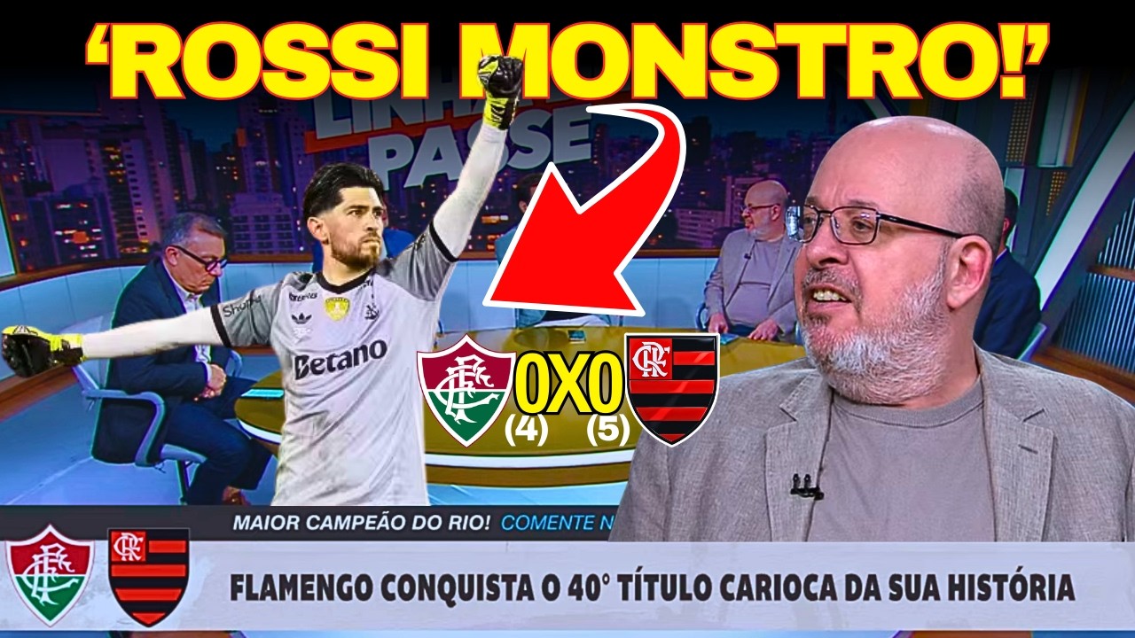 🏆 LINHA DE PASSE: ROSSI DECIDE E FLA LEVANTA O 40&ordm; CARIOCA!📈
