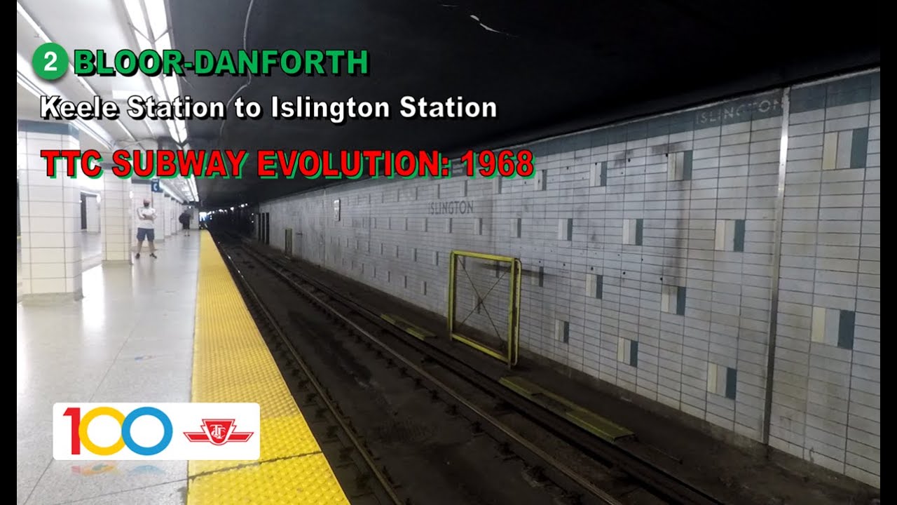 TTC POV Walk: Keele Station to Islington Station (TTC Subway Evolution: 1968)