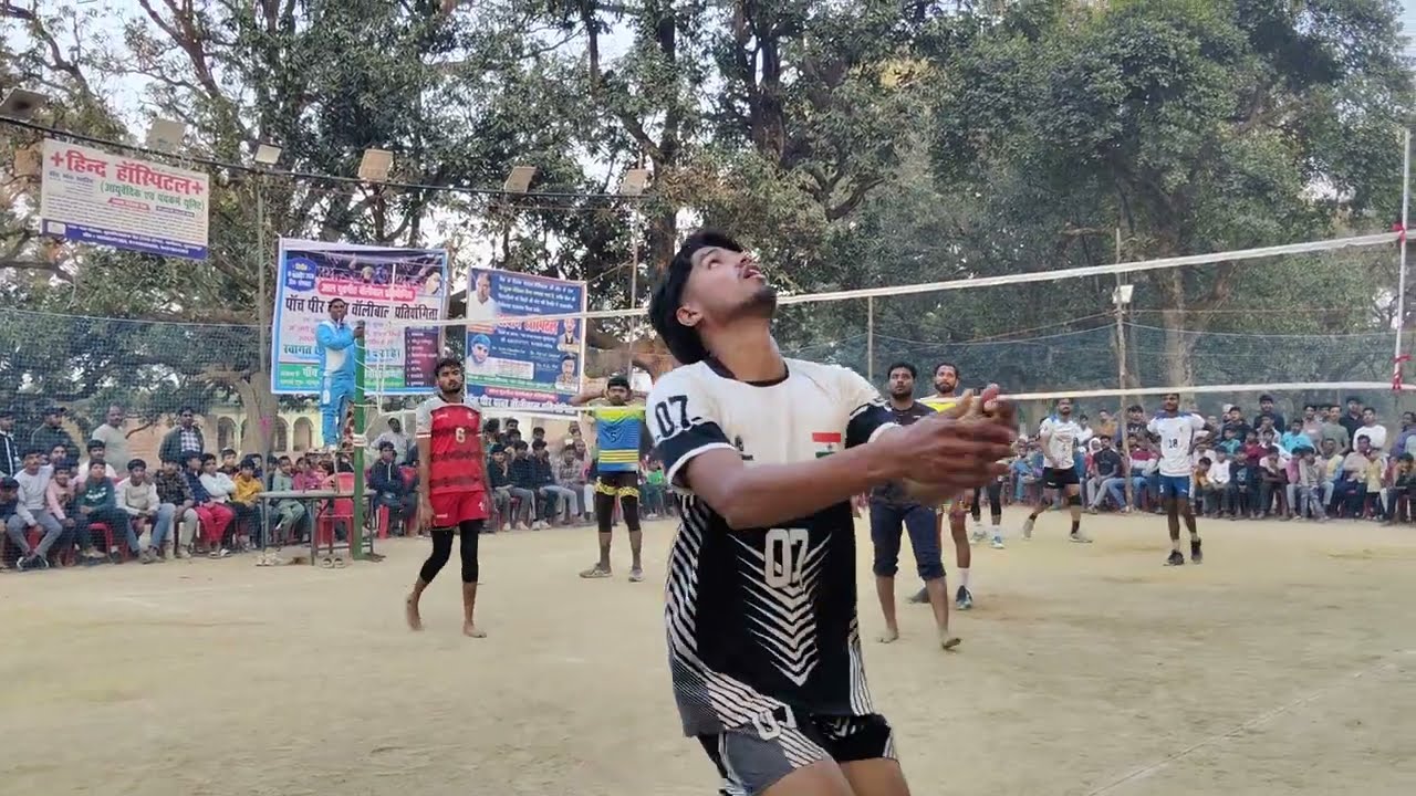 Volleyball #Sports🔥set 2 इलाहाबाद बनाम रायबरेली