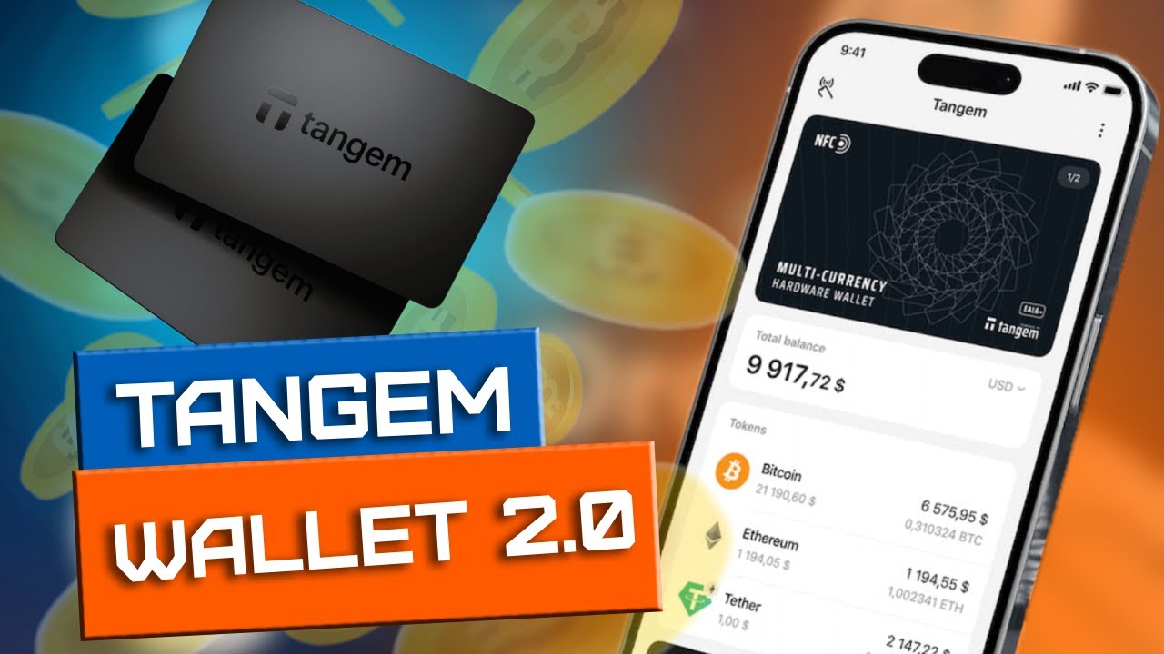 ОБЗОР КОШЕЛЕК TANGEM 2.0 🔥 Как настроить и использовать