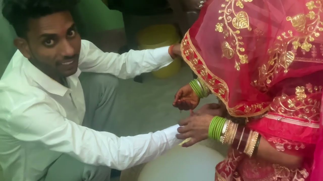 न्यू  दुल्हन ने दूल्हे को हरा दिया 😢