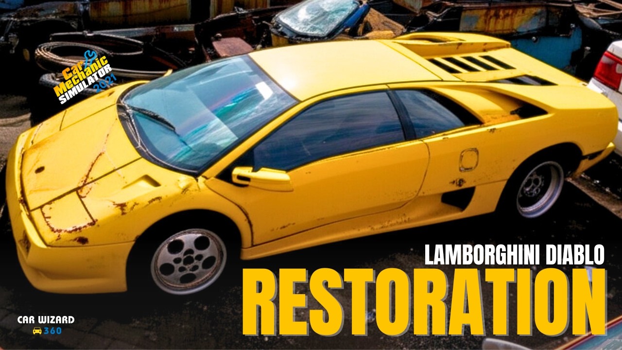Restoring the 1991 Lamborghini Diablo &ndash; V12 Supercar Returns | CMS 2021