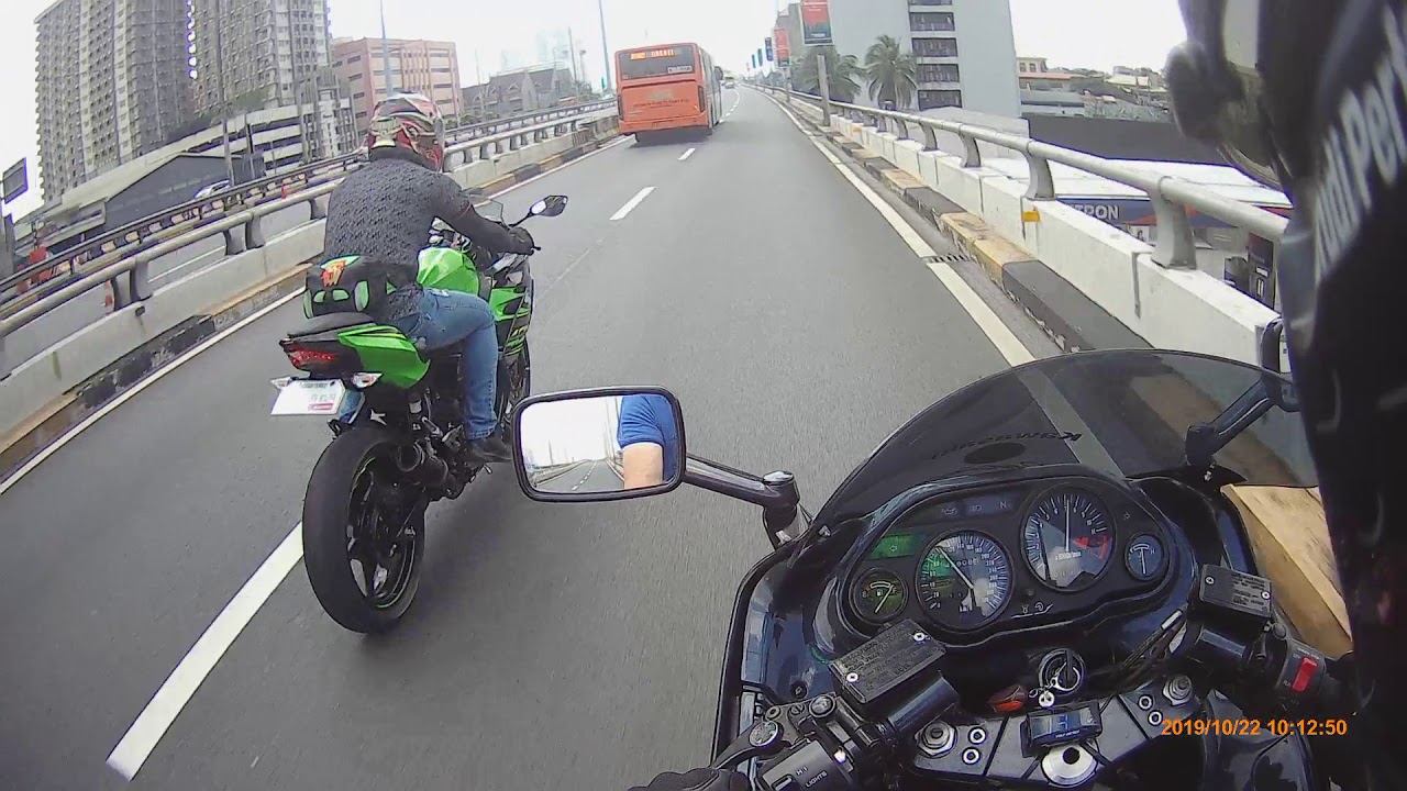 Kawasaki ZZR 1100. Power when you just want to have a little play.