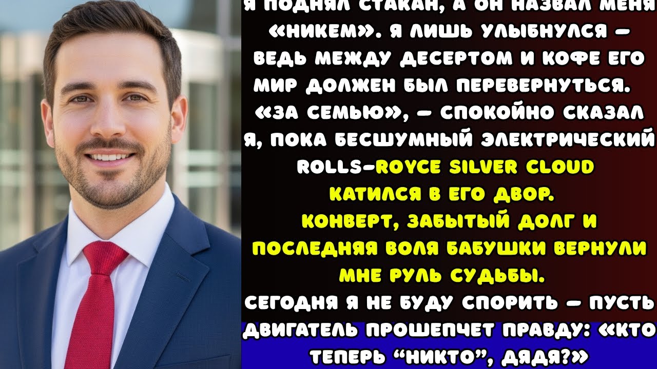 На День благодарения дядя назвал меня никчёмным, а потом мой Роллс-Ройс въехал на его двор