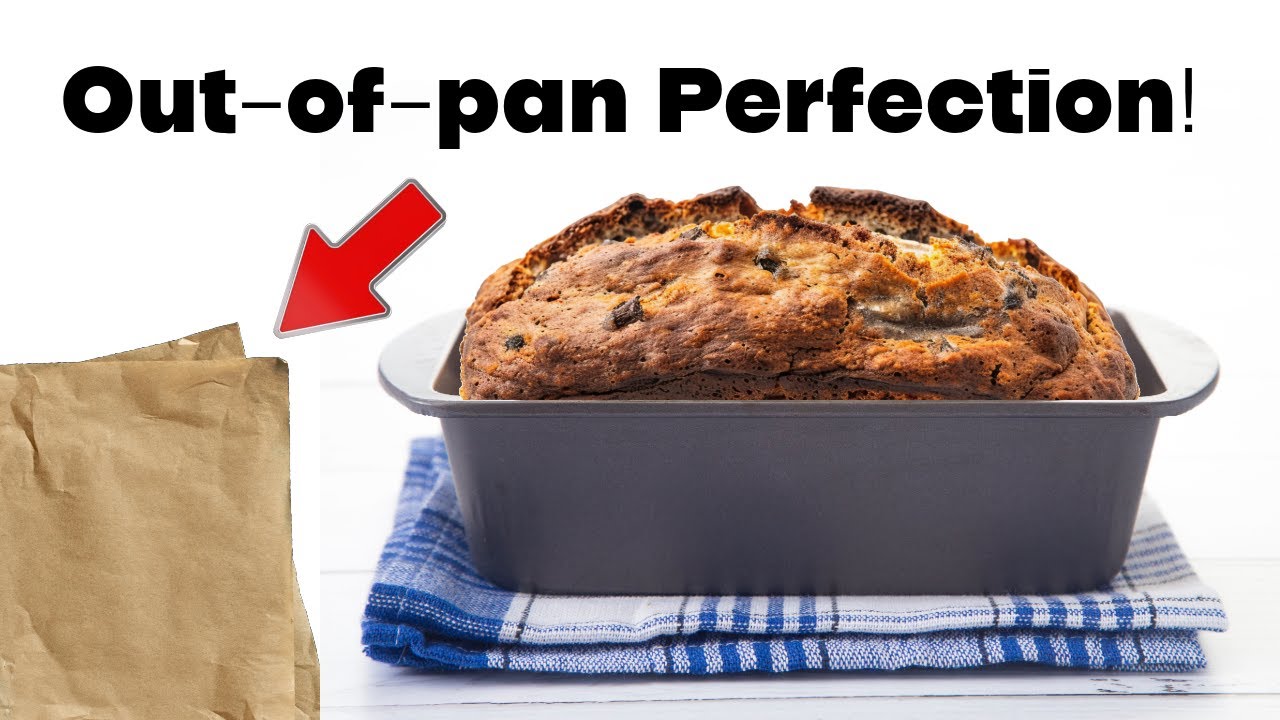 How To Stop Bread From Sticking In The Pan Using Parchment Paper!