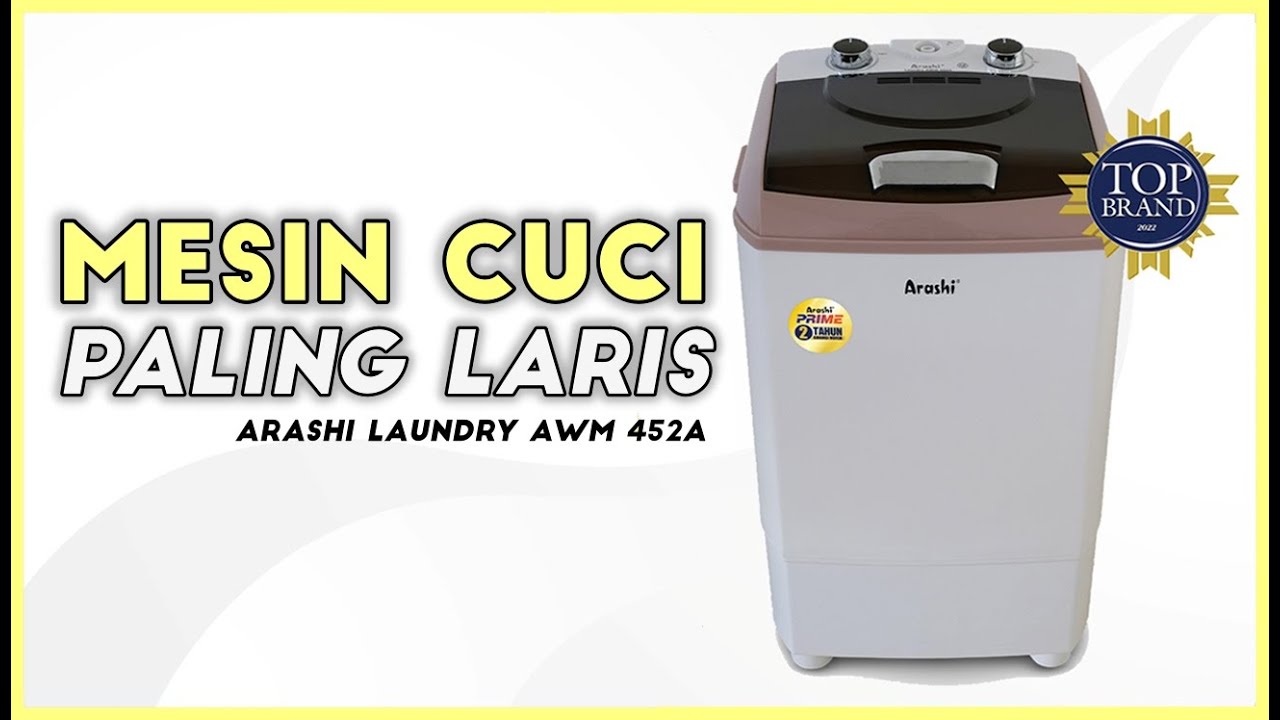 MESIN CUCI PORTABLE MINI 1 TABUNG - Arashi Laundry AWM 452A: Solusi Untuk Ibu & Anak Kost Masa Kini