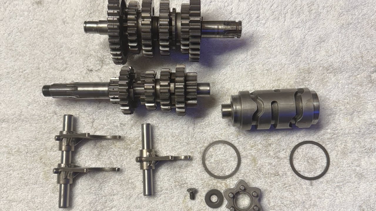 How to assemble a 6 speed gearbox derbi senda (D50B0) step by step guide