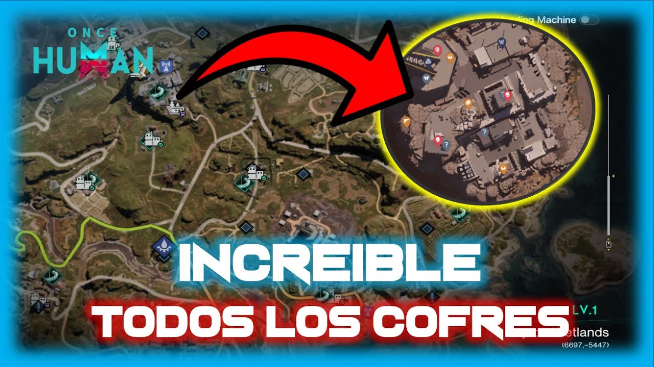 😲MAPA INTERACTIVO 😲los cofres ubicaciones MISTICOS planos ONCE HUMAN free to play Javi G #oncehuman