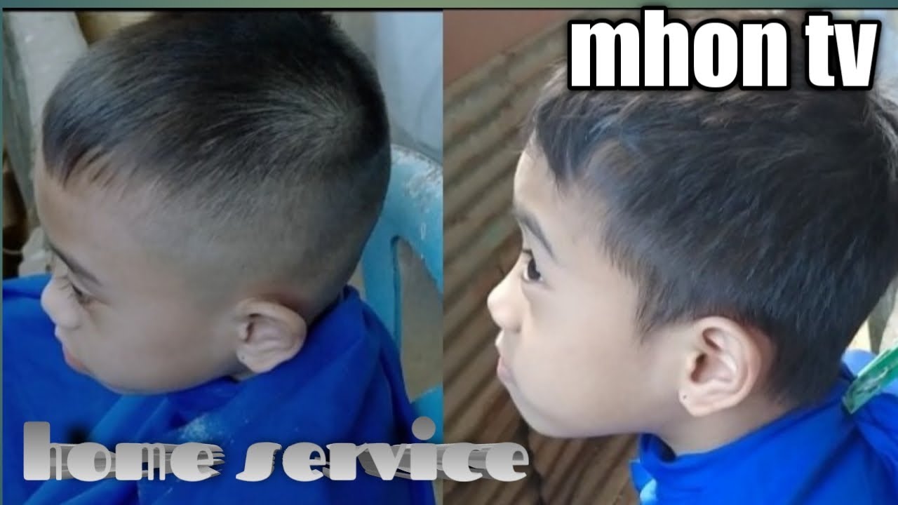 Gupit para sa Bata, simple & easy haircut for kids, home service haircut @mhontv