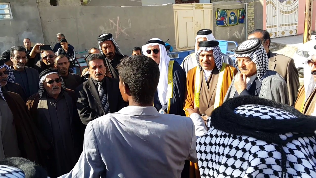 استقبال الشيخ بلاسم# في الديوانية فاتحة الشيخ نعمة التميمي الدارمي