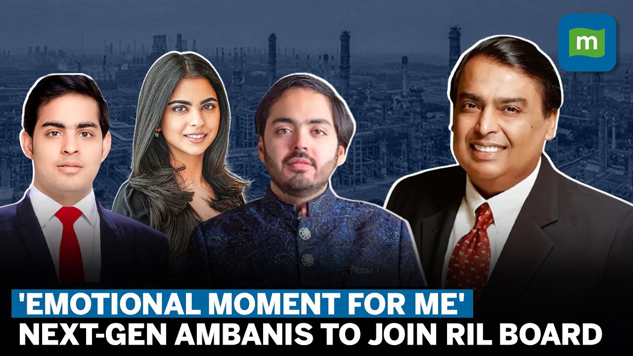 'Reminds Me Of 1977...': Isha, Akash & Anant Ambani To Join RIL Board, Mukesh Ambani Gets Emotion