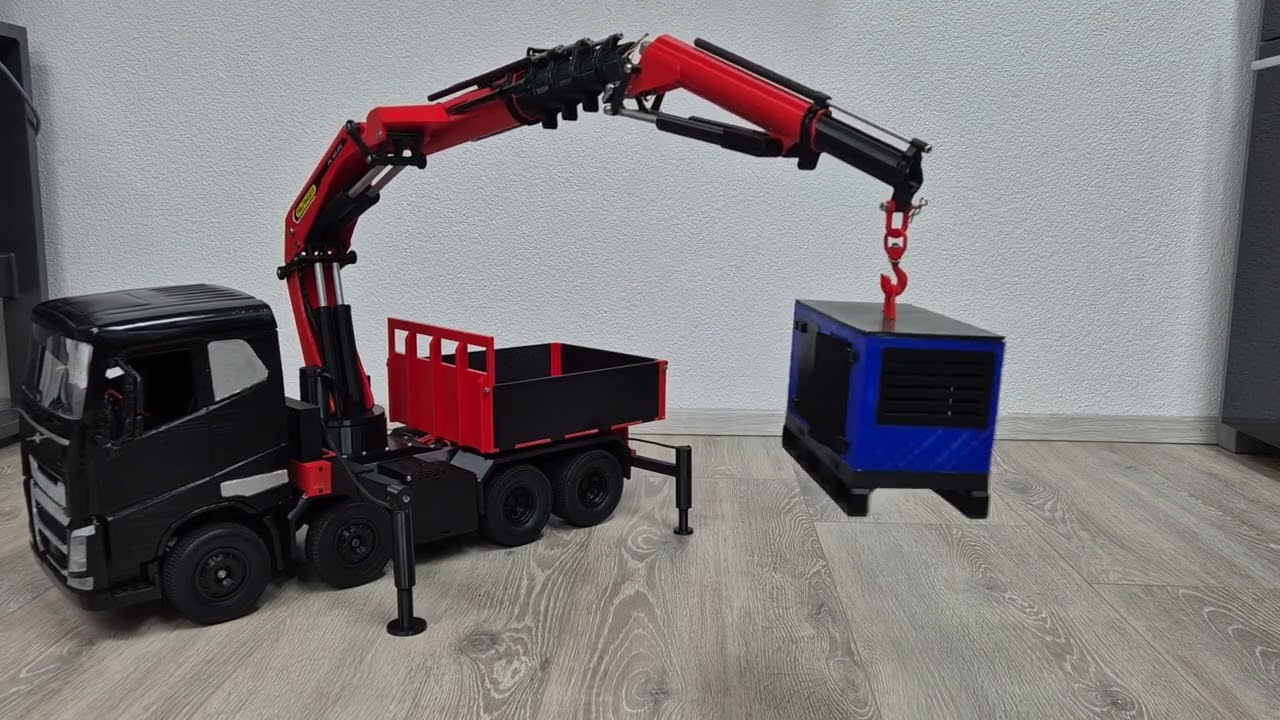 Rc Ladekran mit Fly-Jip.