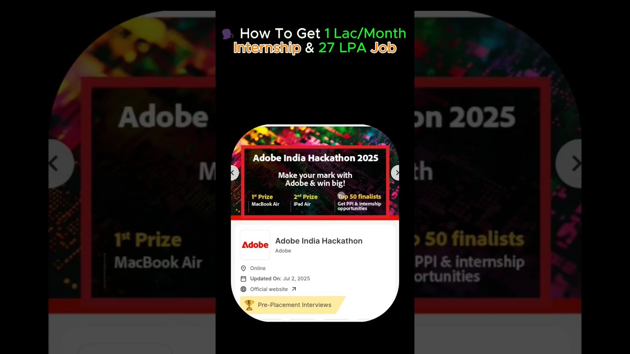 5 Portfolio Projects That Will Get You Hired (Adobe & Juspay) 