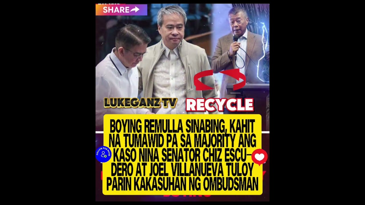 LAGOT! SEN. ESCUDERO AT VILLANUEVA, TATAPUSIN NA NI REMULLA? #highlights#news#youtubeshorts#viral