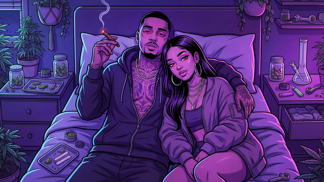 “Smoke Relax with Girlfriend” - Playlist 420 Vibe Music • Stoner Mood • Chill Rap Midnight