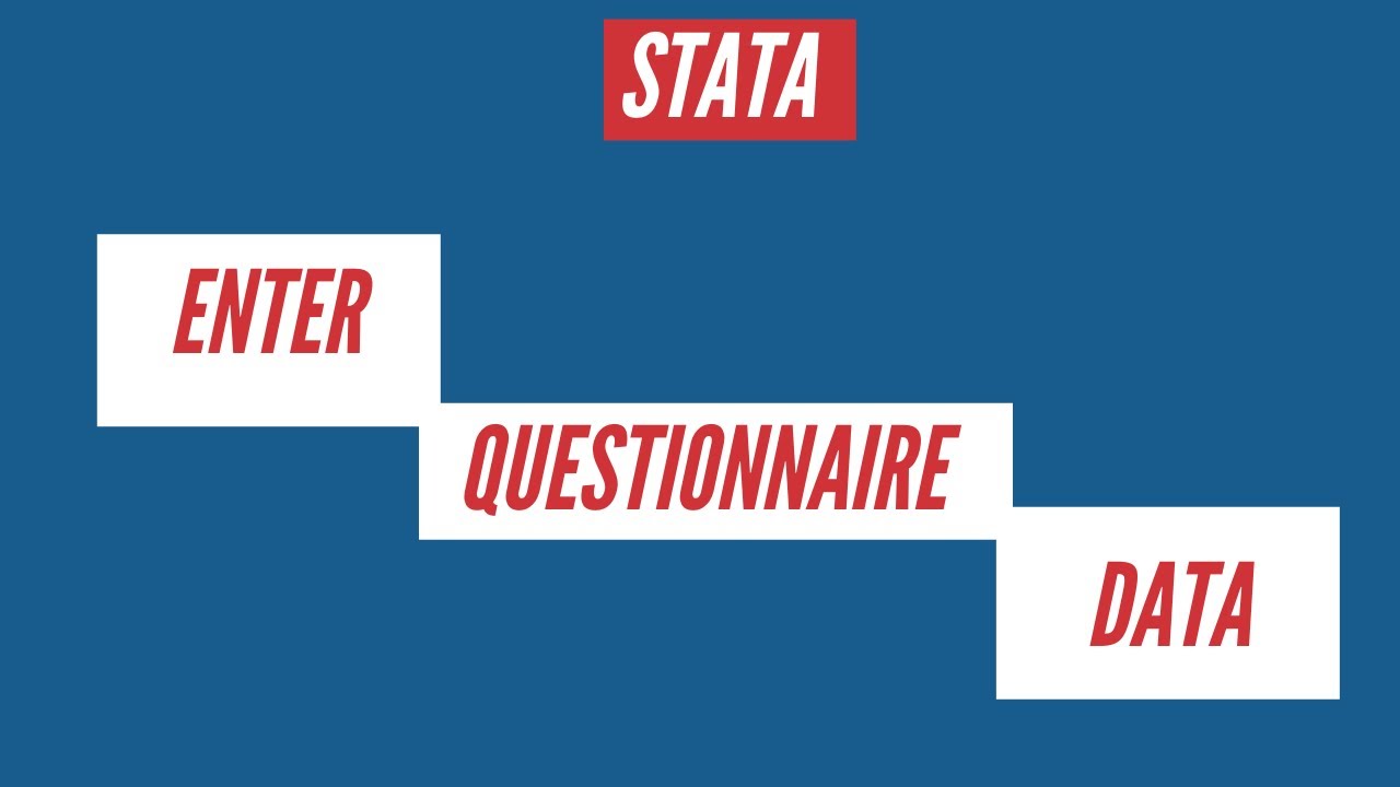 Введите данные анкеты в Stata | Данные опроса в Stata