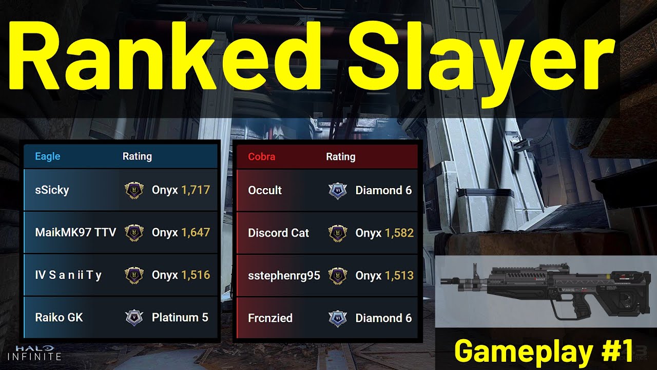 Halo Infinite -  Ranked Slayer Bandits on Solitude (Plaza) vs. Sweaty Tryhards (+16)
