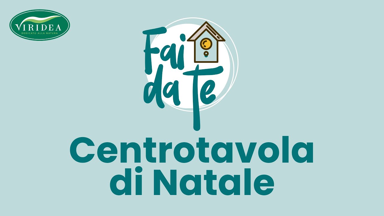 TUTORIAL CENTROTAVOLA DI NATALE