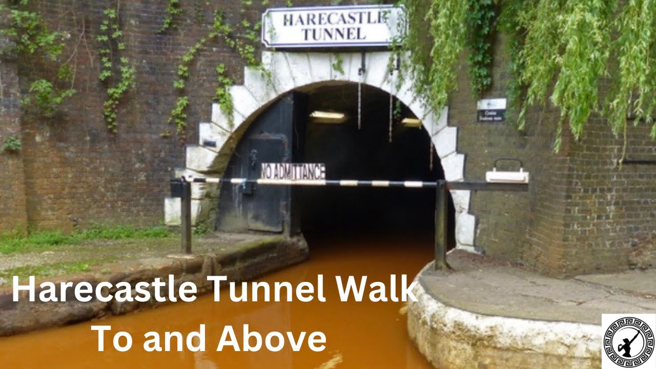 Harecastle Tunnel UK Canal Walk to and Above into Kidsgrove Trains People Shops Buses #doinglittle