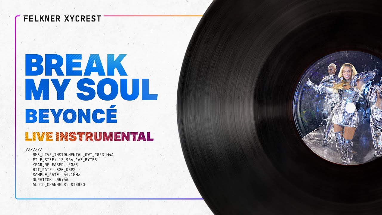 Beyoncé - Break My Soul Renaissance World Tour Live Instrumental Remake