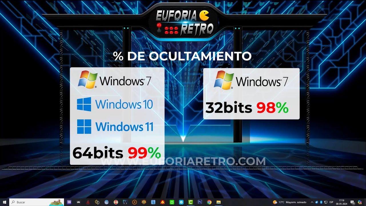 INICIO AUTOMATICO DE HYPERSPIN Y OCULTAR WINDOWS 7/10/11 (HyperSpin euforiaretro.com)