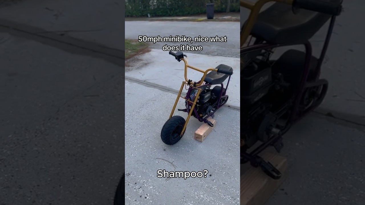 50 MPH minibike build.