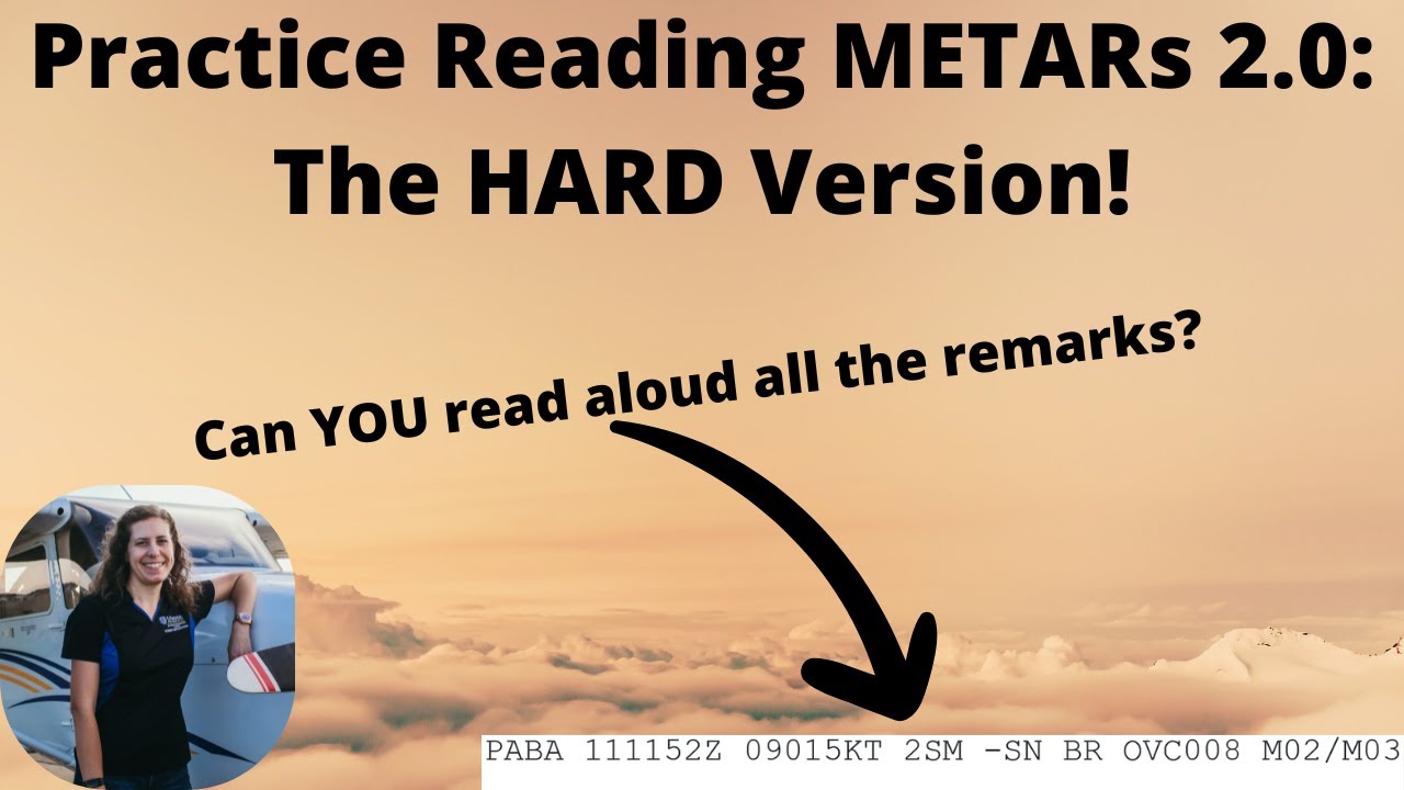 METAR Reading & Follow Along 2: Hard Version! Aircraft Dispatchers & Pilots: Aviation Weather Flight