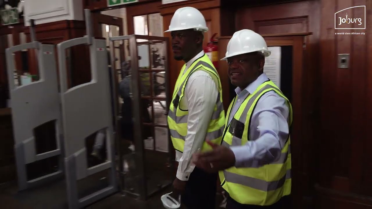 Mayor Dada Morero Champions the Grand Restoration of Joburg's Iconic Library!