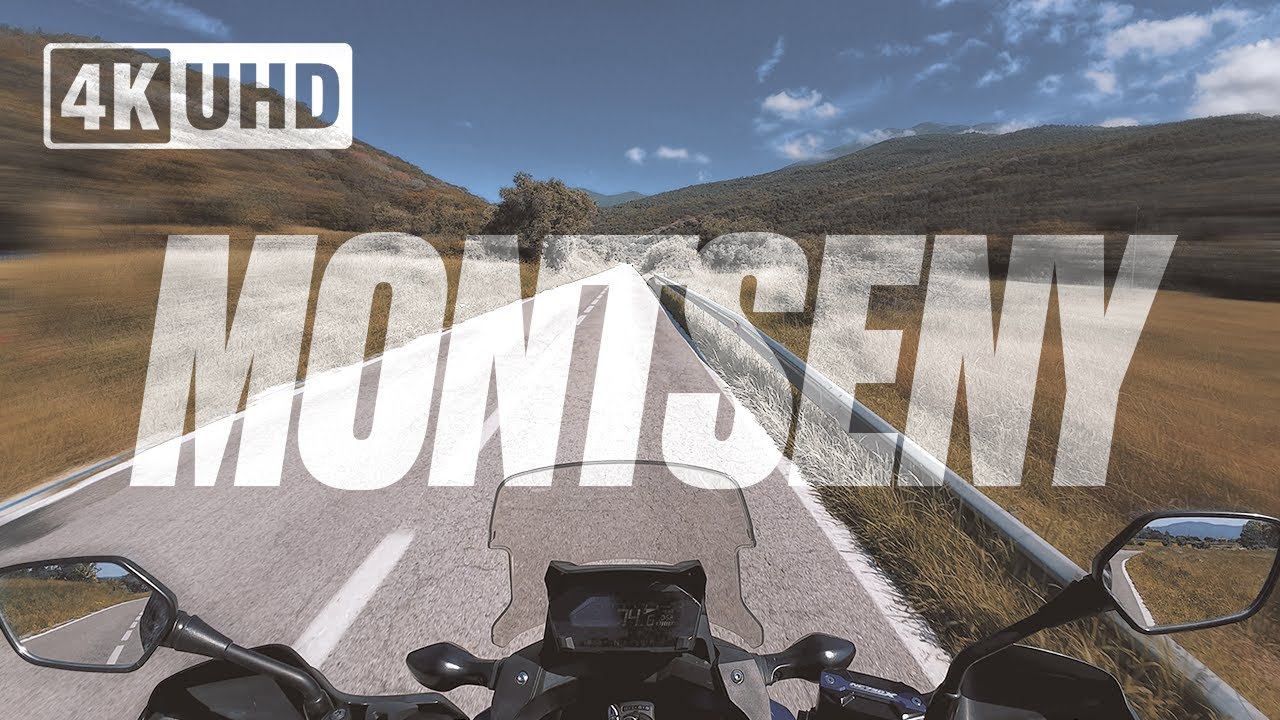 Montseny 4K Mountain Ride to Seva DJI Motorcycle POV Morning Drive Catalonia