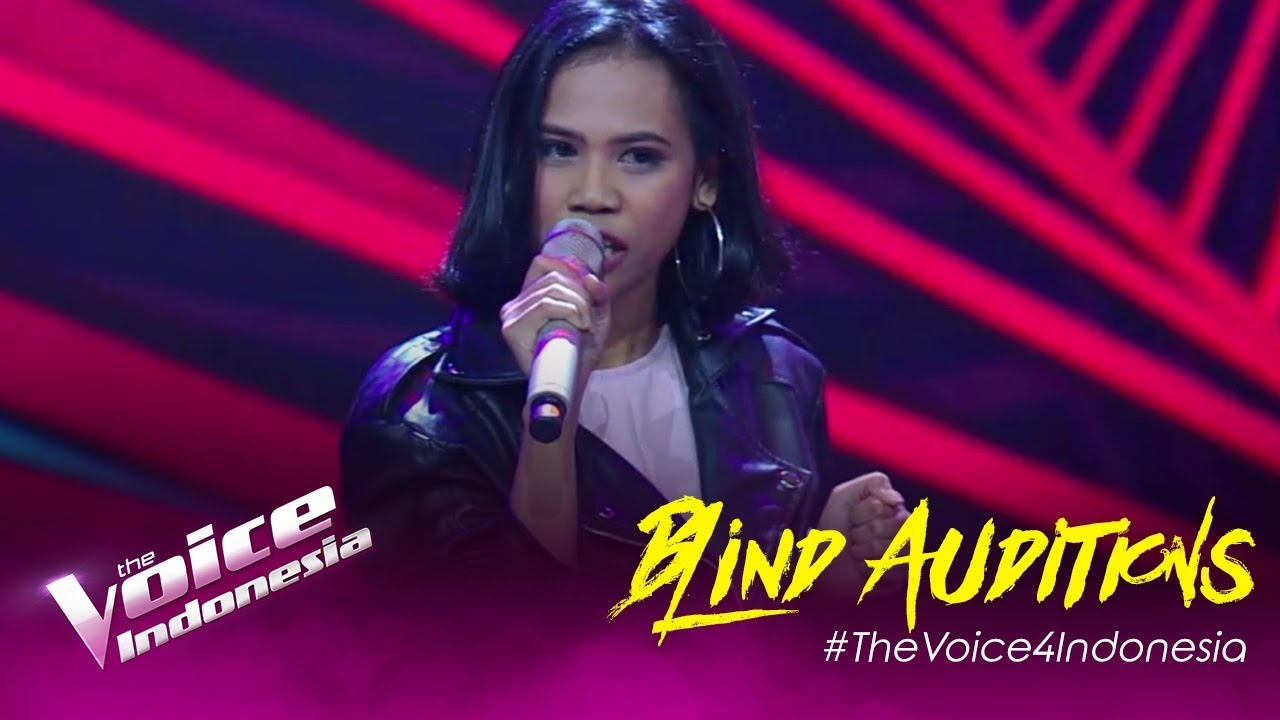 Firdha - Back To Black | Blind Auditions | The Voice Indonesia GTV 2019