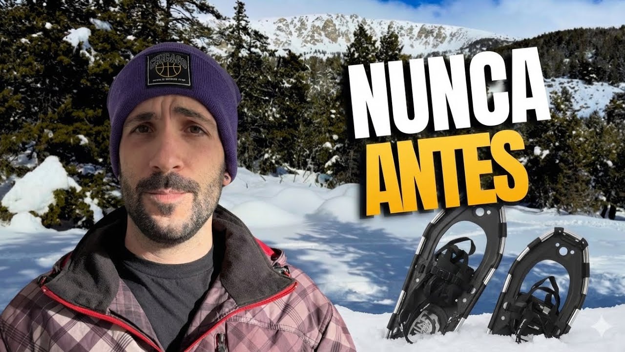 Probé raquetas de nieve por primera vez (necesitaba desconectar)